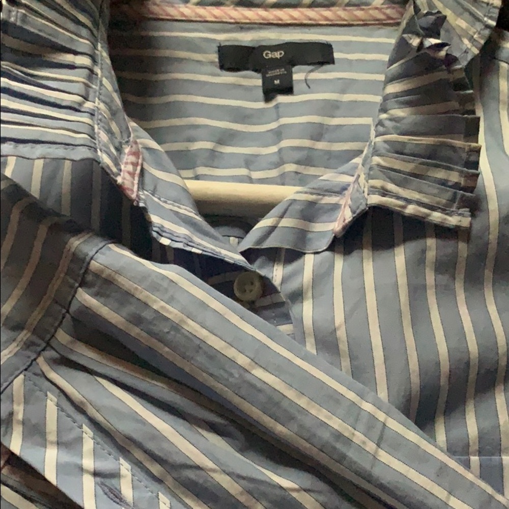 Gap Button Down Striped Shirt - image 3